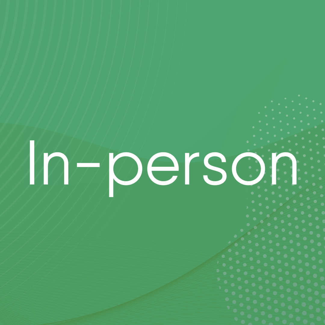 Green background with the phrase 