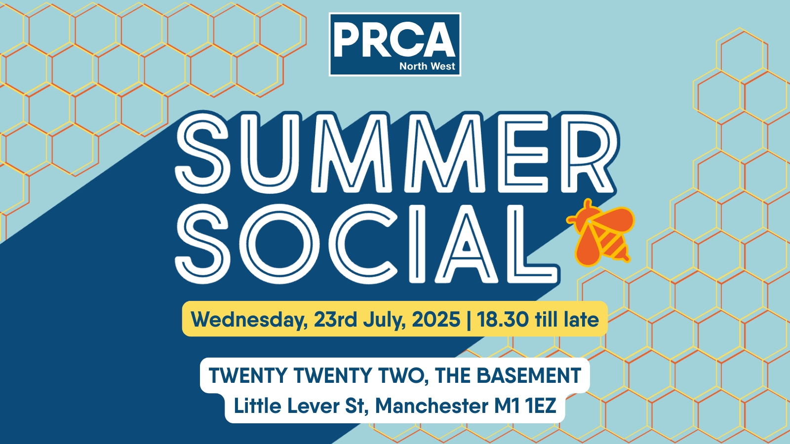 Graphic Displaying PRCA North West Summer Social event