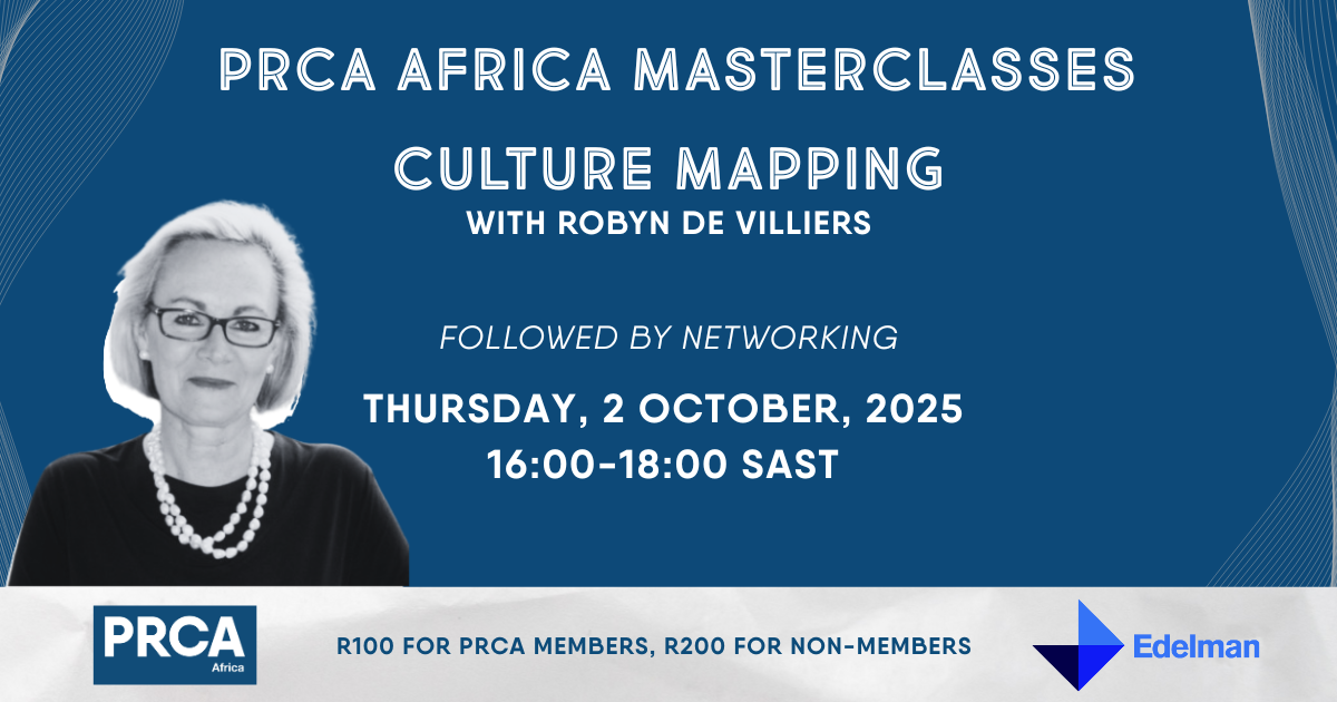 PRCA Africa Masterclass event graphic