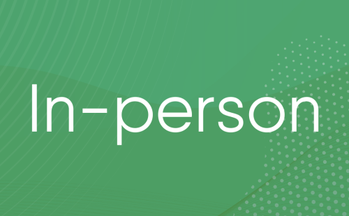 Green background with the phrase 