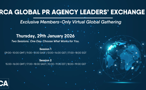 Global PR Agency Leaders’ Exchange - Jan 2026 graphic