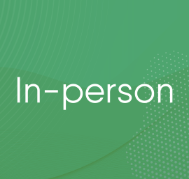 Green background with the phrase 