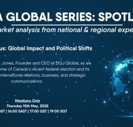 Graphic displaying information about the PRCA Global Series: Spotlight on Canada